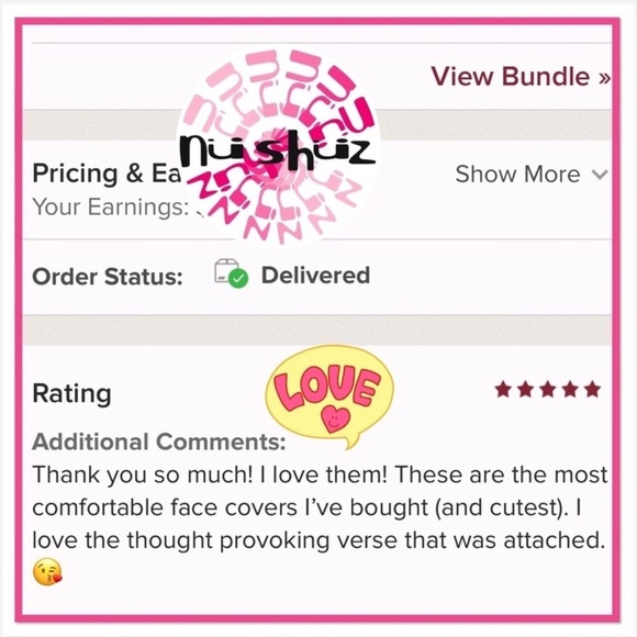 Men’s Black 6 Feet Back Mother F*cker Face Mask - Picture 6 of 8